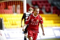 SAS Liga, FC Nordsjælland - SøndejyskE (3-1). FCNs Andreas Granskov jubler efter at have scoret. Foto: Kristoffer Juel Poulsen