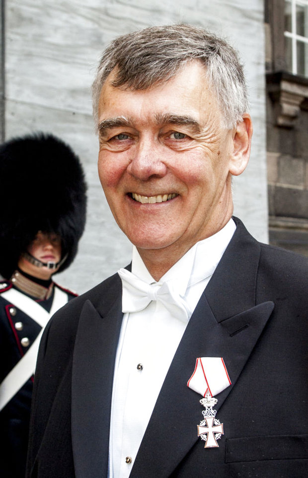 Adm. direktør i Velux, Jørgen Tang-Jensen, takkede for ridderkorset. Han har været i koncernen siden 1981 og har været øverste chef siden 2001. - 9303406-audiens