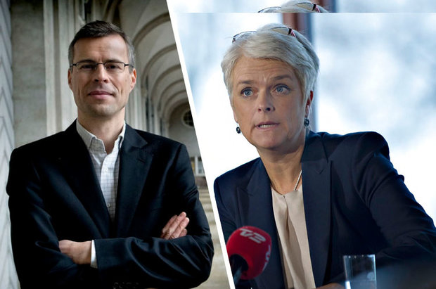 Berlingskes Politiske Kommentator, Thomas Larsen Og Annette Vilhelmsen ...