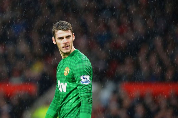 Manchester Uniteds David de Gea kan blive næste førstemålmand på Camp Nou, når Victor Valdés senest i 2014 smutter. Foto: ANDREW YATES