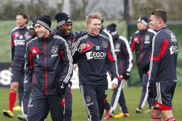 Viktor Fischer og Christian Eriksen er en del af fremtidens danske landshold.  Foto: ED VAN DE POL