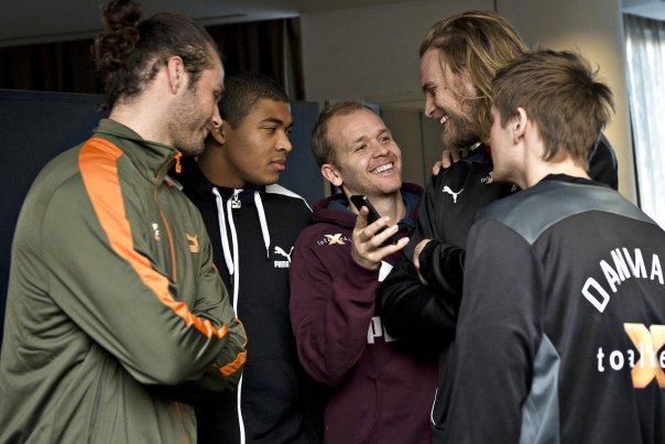 Jesper Nøddesbo er igen i truppen. Sidemanden Mads Larsen er ude. Foto: CLAUS FISKER