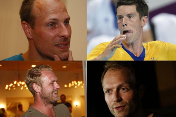 De fire dyre drenge i KIF København: Jørgensen, Boldsen, Andersson og Hvidt. Foto: Ikke oplyst