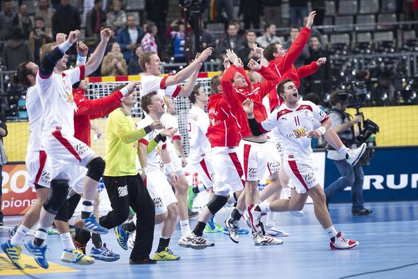 Danmark var klart bedst mod Kroatien og vandt med seks mål. Foto: CLAUS FISKER
