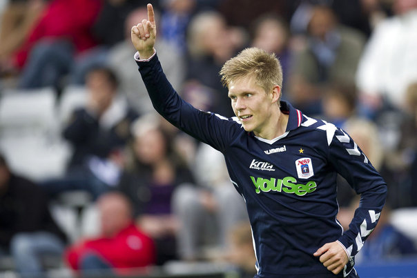 Aron Johannsson er kun et lægetjek fra en længere kontrakt med hollandske AZ Alkmaar Foto: CLAUS FISKER