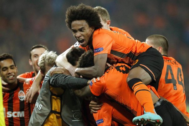 Willian har skiftet Shakthar ud med Rusland. Foto: SERGEY DOLZHENKO