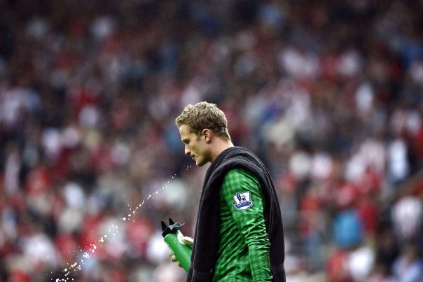 ARKIVFOTO. Anders Lindegaard kan ifølge engelsk medie være på vej til United-exit. Foto: DYLAN MARTINEZ