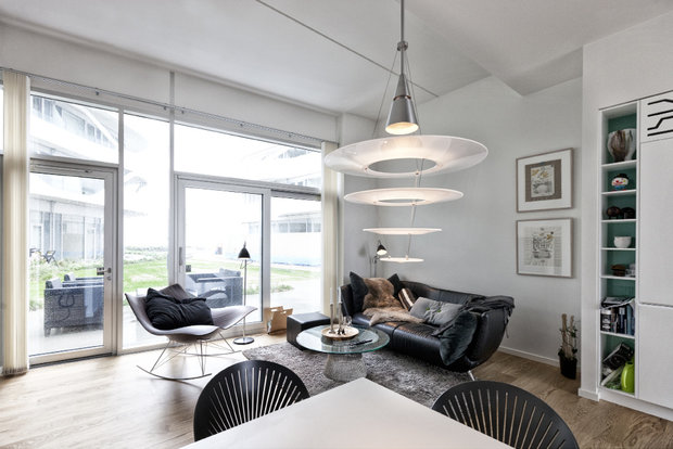 Indretning af stuen. trendy interessant indretning af stuen med smuk ...
