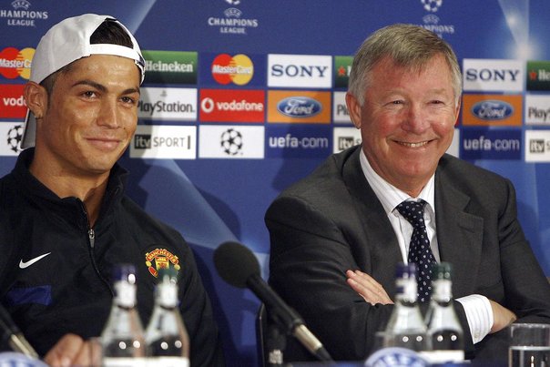 Sir Alex Ferguson og Cristiano Ronaldo i 2009. Action Images / Carl Recine Livepic Foto: Carl Recine