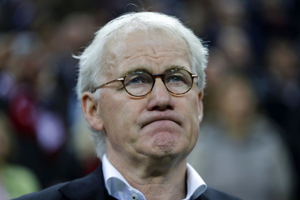 Morten Olsen tror ikke, der var nogle af de småskadede eller småsyge spillere, der pjækkede fra landsholdets testkamp i Tyrkiet. Foto: MURAD SEZER