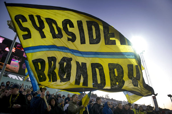 Brøndbys kamp mod Esbjerg blev forsinket p.g.a. et trafikuheld Foto: CLAUS FISKER