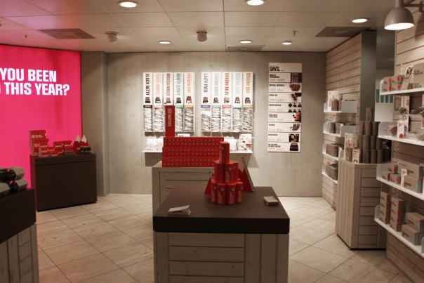 Magasin drukner i chokolade