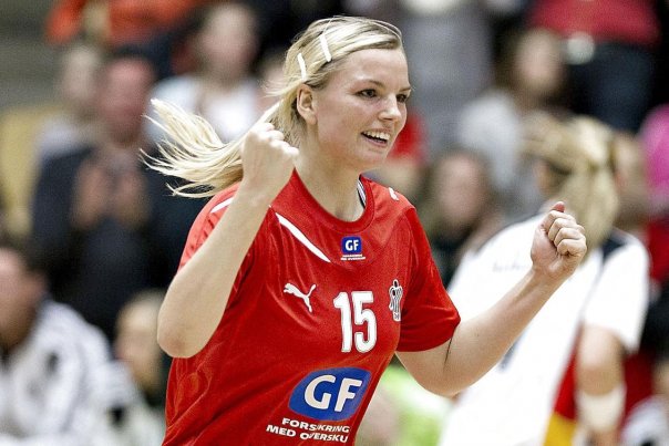 Smilende Pernille Larsen Foto: Henning Bagger