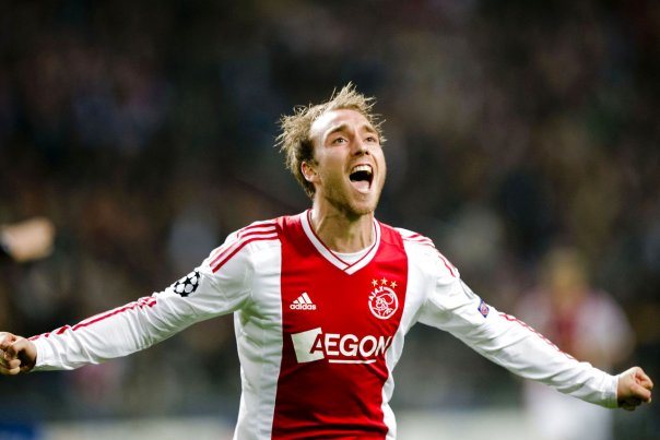 Christian Eriksen scorede for Ajax Foto: ROBIN UTRECHT