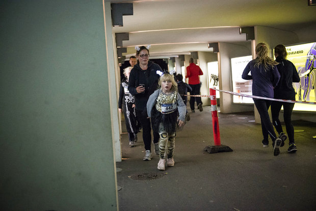 Der bliver løbet stærkt i tunnelen under Roskildevej på Frederiksberg. Foto: Mads Joakim Rimer Rasmussen
