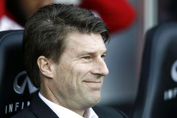 Michael Laudrup glæder sig over mere succes i Swansea. Foto: Andrew Boyers
