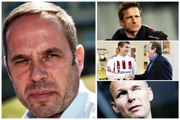 De forskellige cheftrænere og sportsdirektører får noget at se til i januars transfervindue, hvor der enten skal spares, hentes eller sælges spillere Foto: scanpix/billedmontage