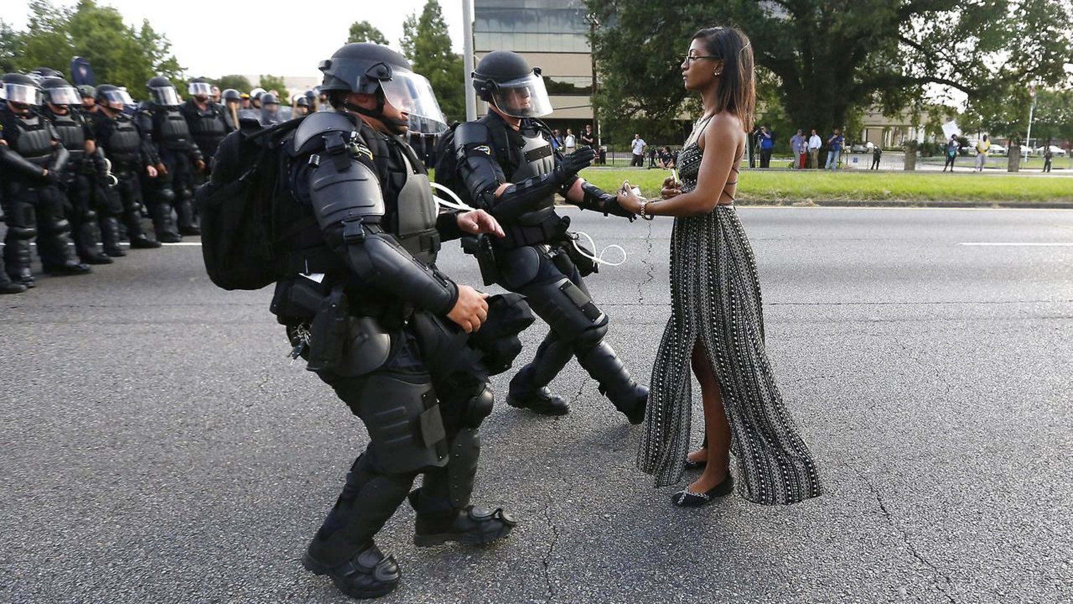 Ieshia Evans - Protester in Baton Rouge, Black Lives Matter