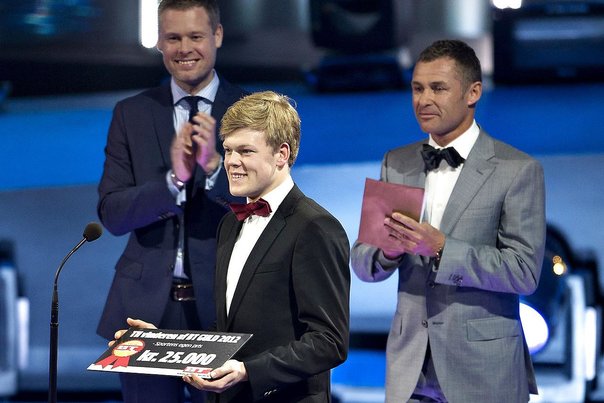 Lasse Norman er vinder af BT Guld 2012. Foto: Henning Bagger